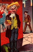 Rare Pr CO.- Comic POSTCARD-EARLY-1900&#39;s- &quot;Solid Gold&quot; The Feller Said SO-BK48 - £3.95 GBP