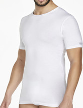 3 T-Shirts Crewneck Men Half Sleeve Cotton Elastic Pierre Cardin - £22.54 GBP+