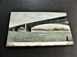 Eads Bridge- St. Louis, Missouri -Ben Franklin One cent Stamp -1907 Postcard. - £7.19 GBP