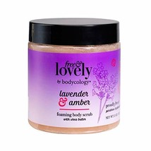 1 X Free and Lovely Bodycology Lavender Amber Foaming Bath Scrub 11 Oz SEALED - £11.82 GBP