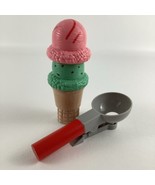 Melissa &amp; Doug Ice Cream Playset Scoops Flavors Play Food Dessert Cone M... - $45.96 CAD