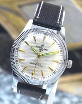 Vintage Breitling 17 Jewels Hand Wind Mechanical Men&#39;s Watch - £63.71 GBP