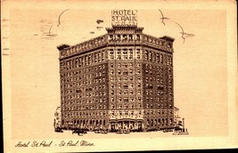 St. Paul-Minnesota Hotel St Paul &quot;Renowned Gopher Grill &quot; 1947 POSTCARD BK32 - £1.59 GBP