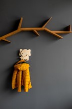 Animal kingdom hanger - ELEPHANT / coat hanger, wooden wall hanger - $42.00