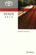 2010 TOYOTA VENZA OWNER'S AND OPERATOR'S MANUAL BOOK K4682 image 12