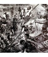 Roman Civil Wars Sulla In Battle 1913 Military Plate Print 2 Page Histor... - €34,33 EUR