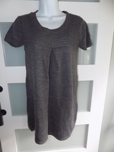 CHESLEY GRAY SS PULLOVER TUNIC SWEATER SIZE M WOMEN&#39;S - $342.65 MXN