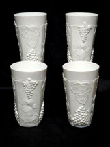Vintage INDIANA GLASS COLONY Iced Tea Beverage Cooler HARVEST MILK - Set... - $30.52