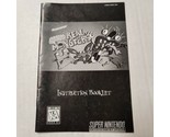 SNES Nickelodeon AAAHH!!! Real Monsters Instruction Booklet MANUAL ONLY! - $7.91