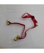 Dog Doorbells Adjustable Red Golden Shiny Bells Potty Training - £8.70 GBP