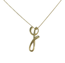 Tiffany&amp;Co. Elsa Peretti Letter &quot;Y&quot; Pendant - £509.65 GBP