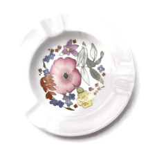 Wedgwood Ashtray in Meadow Sweet Fine Bone China Floral Design - £17.18 GBP