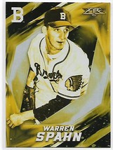 2017 Topps Fire Gold Mint #57 Warren Spahn NM-MT Bos Braves ID:3328 - £1.97 GBP