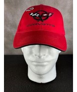 Official Corvette Baseball Hat Curved With Black Trim Around The Brim - $11.88