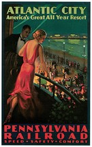 Decor Travel Poster. Graphic Design. Pennsylvania Railroad. Home Wall Art. 1941 - £13.63 GBP+