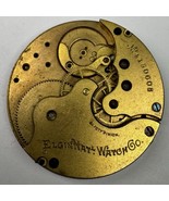 Elgin 16s Lever Set 11j Grade 92 Pocket Watch Movement 1891 For Parts - €18,75 EUR
