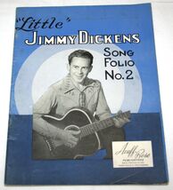 Vintage LITTLE JIMMY DICKENS Song Folio #2 ACUFF ROSE Songbook Sheet Music - €10,17 EUR