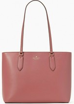 Kate Spade Harper Pomegranate Leather Tote WKR00059 Dirty Pink NWT $399 MSRP FS - £106.68 GBP