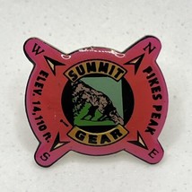 Pikes Peak Summit Gear Ski Resort Skiing Winter Sports Enamel Lapel Hat Pin - $7.95