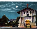 Mission Dolores Night View San Francisco CA California UNP DB Postcard R28 - $2.92