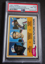 1981 Topps #479 Tim Raines Rookie RC Montreal Expos Baseball Card PSA 8 NM-MT - £31.97 GBP