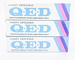Qed Cream Formula Dandruff Fighting Hair Groom Cream 3 oz Lot of 3 VINTAGE - $28.98