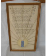 If Poem Print, Rudyard Kipling, framed gifted in 1944 Buzza company - $68.38 CAD