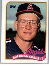 1989 Topps 99 Sherman Corbett Rookie California Angels - £0.77 GBP