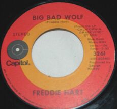 Freddie Hart on Capitol / 45 rpm / Big Bad Wolf / My Hang-Up Is You - $5.89