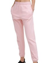 DKNY Womens Cotton Jogger Pants Color Rosewater Size X-Large - £35.20 GBP
