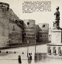 Statue Of Roi Rene Man In Bowler Hat Angers France #2 1910s Postcard PCB... - $19.99