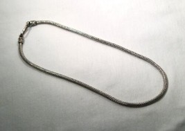 Suarti Sterling Silver 3.9mm Signed BA Necklace K858 - £87.84 GBP