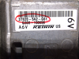 2014..14  HONDA ACCORD  2.4L  EX-L/EX/ AUTOMATIC  / ENGINE COMPUTER.ECU image 3
