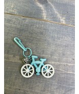 Vintage 1980s Plastic Bell Charm Bike Bicycle For 80s Necklace - $19.79