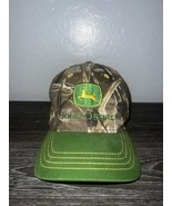 John Deere Youth Camouflage Hat Kids Cap Woodlands Pattern Green Bill - €9,43 EUR