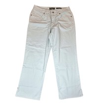 Eddie Bauer Capri Womens 2 Stretch Light Blue Mid Rise Cropped Jean Pant... - $19.99