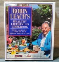 Robin Leach&#39;s Healthy Lifestyles Cookbook HC/DJ Menus Recipes from Rich Famous - £9.59 GBP
