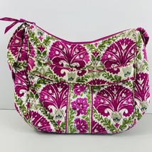 Vera Bradley Julep Tulip Floral Crossbody Shoulder Bag Cloth Fabric Purple Purse - £19.77 GBP