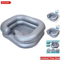 Comfortable Inflatable Hair Washing Sink - Ideal for Bedridden &amp; Easy to... - $44.50
