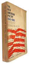 The New American Poetry 1945-1960 Donald Allen Jack Kerouac Allen Ginsberg 1st - £94.00 GBP