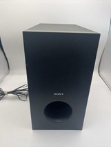 Sony SS- WS101 Subwoofer with Factory Plug In Black Home Theater Sub Tested Good - $23.53