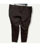 Denim &amp; Co. Comfy Knit Pull-On Ankle Jeggings, Chocolate, Plus Size 26 (... - $21.97 CAD