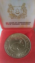 Singapore 1987 Year Of The Rabbit $10 Silver Coin(Uncirculated) - £117.99 GBP