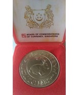Singapore 1987 Year Of The Rabbit $10 Silver Coin(Uncirculated) - $205.31 CAD