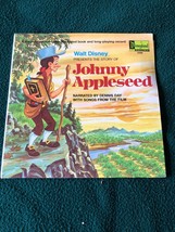 Vintage Disneyland Records Johnny Appleseed Vinyl Untested - £11.05 GBP