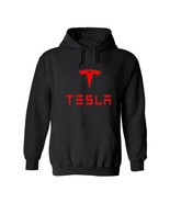 Premium TSLA Graphic Logo Mens Cotton Hoodie Electric style Ver.1 (US, A... - $757.80 MXN