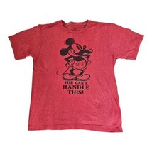 Disney Store Red Mickey Mouse You Can’t Handle This! Men&#39;s T-Shirt Size ... - $14.49