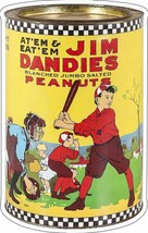 Jim Dandies Peanuts Plasma Cut Advertising Metal Sign - £47.67 GBP