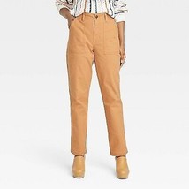 Women&#39;s Relaxed Fit Straight Leg Pants - Knox Rose Light Brown M - £23.44 GBP