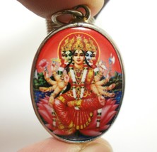 Maa Gayatri Savitri Vedamata mother of vedas blessed for wealth lucky success he - £24.94 GBP